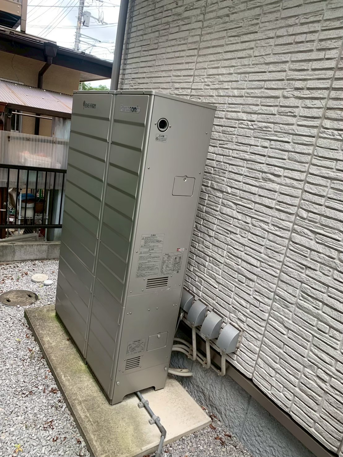 【八王子市横川町】既存の太陽光パネルを無駄にしない！ニチコン大容量14.9kWh蓄電池の増設事例の工事写真