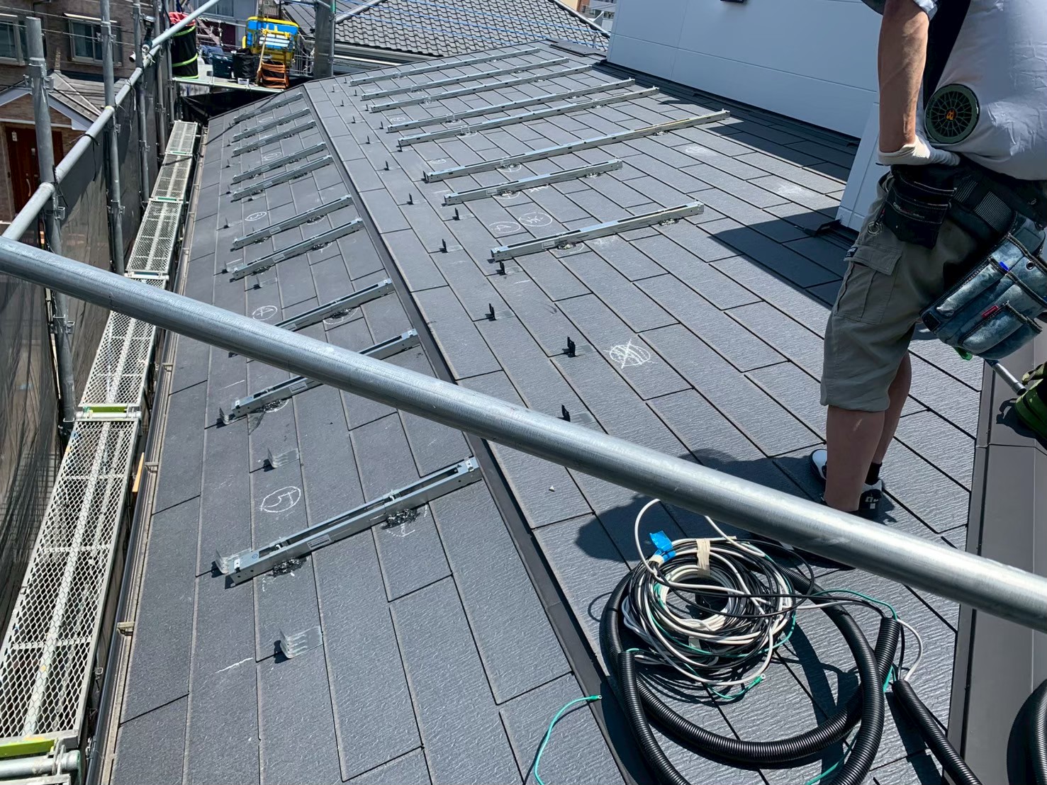 【八王子市散田町】長州産業太陽光×ニチコン14.9kWh大容量蓄電池で夜の電気代を賢く節約！