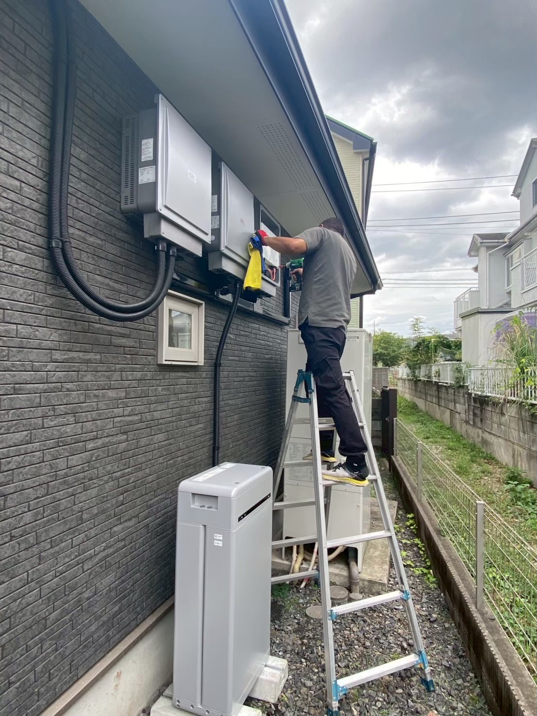 【八王子市横川町】ニチコン14.9kWh蓄電池で家中の電気をバックアップ！停電に強い住まいへの工事写真