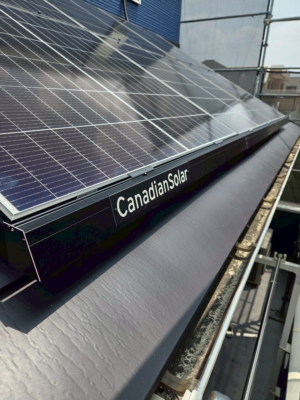 【八王子市台町】カナディアン・ソーラー7.48kW×ニチコン14.9kWh蓄電池で叶える電力自給自足の住まいの工事写真