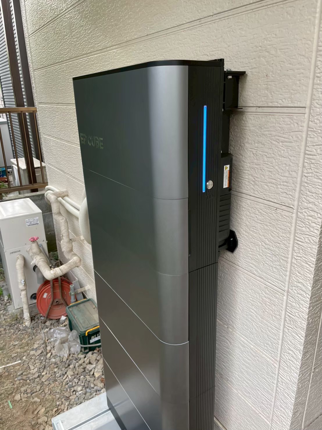 【八王子市東浅川町】大容量蓄電池13.3kWhを導入！深夜電力を活用し家計を守る賢い省エネ事例の工事写真