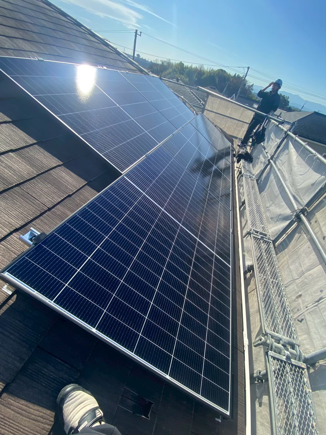 八王子市東中野｜カナディアン 9.1kW × ニチコン 19.9kWh 蓄電池の施工事例