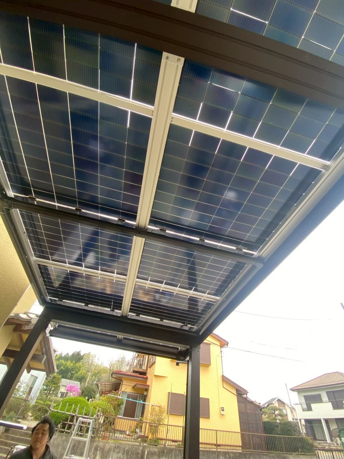 【八王子】カーポート太陽光・蓄電池事例｜ネクストエナジー・ニチコンT6の工事写真